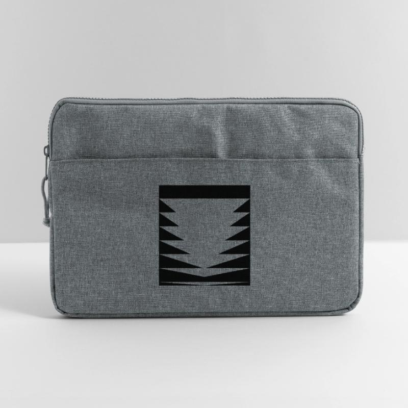 Triangles Pattern design Laptop bag 15"