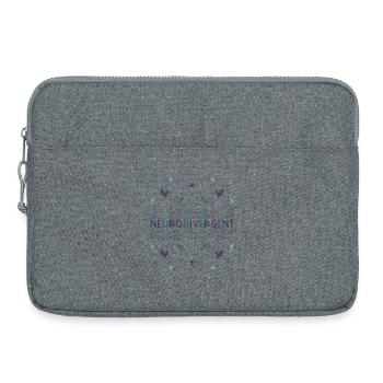 Neurodivergent - Autisme TDAH Autisme TDAH - Sacoche pour ordinateur portable 15 pouces - gris chiné - Devant