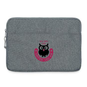 UHU unter hundert Kilo - Laptoptasche 15" - Grau meliert - Vorne