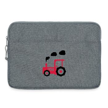 tracteur - Sacoche pour ordinateur portable 15 pouces - gris chiné - Devant
