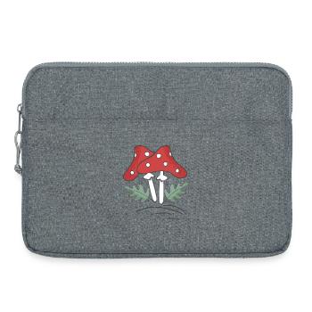 fungi - Laptop bag 15" - heather grey - Front