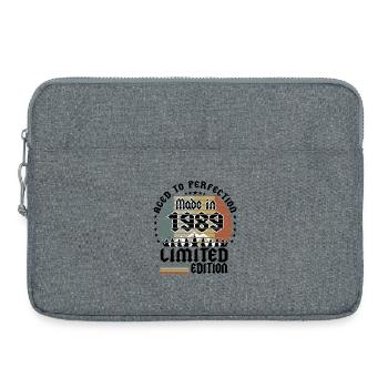 1989 Limited Edition - Laptoptasche 15" - Grau meliert - Vorne
