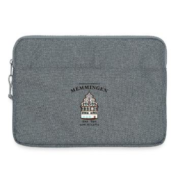 Memmingen, Schwaben, Bayern - Laptoptasche 15" - Grau meliert - Vorne