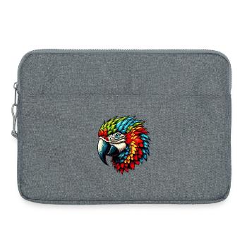 Papagei - Laptoptasche 15" - Grau meliert - Vorne