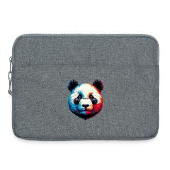 Panda - Sacoche pour ordinateur portable 15 pouces - gris chiné - Devant