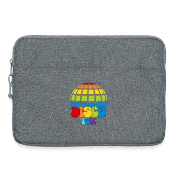 Disco Fox Disco Ball Groovy Discotheque Discofox - Laptop bag 15" - heather grey - Front