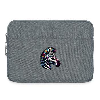Zèbre - Sacoche pour ordinateur portable 15 pouces - gris chiné - Devant
