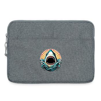Shark - Laptop bag 15" - heather grey - Front