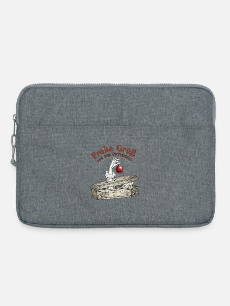 Gruß aus der Unterwelt - Laptoptasche 15" - Grau meliert