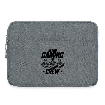 Retro Gaming Crew Gamer - Sacoche pour ordinateur portable 15 pouces - gris chiné - Devant