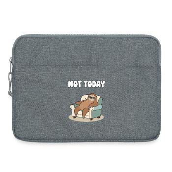 Not Today Sloth Relaxation - Laptop bag 15" - heather grey - Front