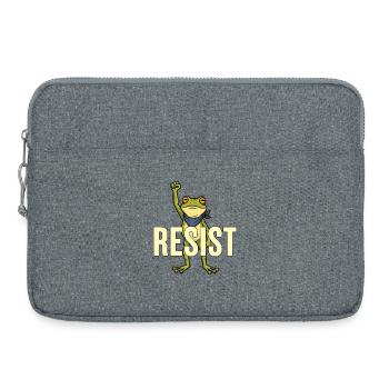 Portland Frog Protest Widerstand - Laptoptasche 15" - Grau meliert - Vorne