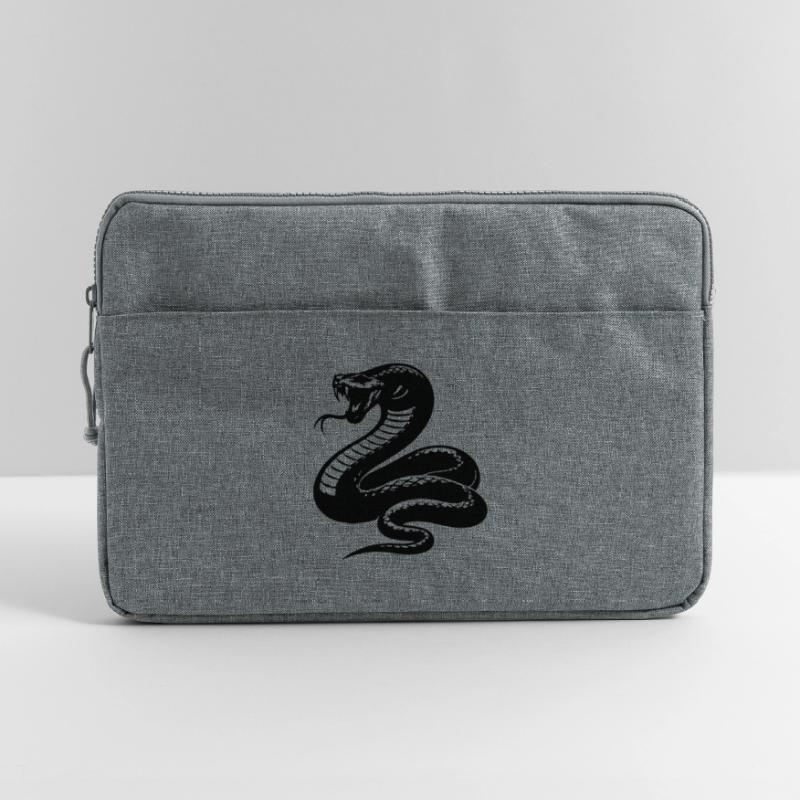 Snake Python Silhouette Laptop bag 15"