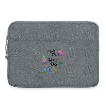 thank you - Laptop bag 15" - heather grey - Front