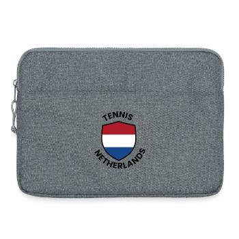 Bouclier des Pays-Bas de Tennis - Sacoche pour ordinateur portable 15 pouces - gris chiné - Devant