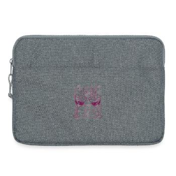 Cheers Wine Glass Party Fun Girls Night Apparel - Laptoptasche 15" - Grau meliert - Vorne