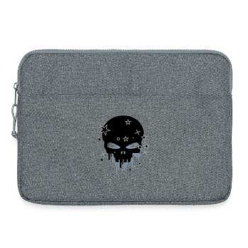 Skull / Totenkopf - Laptoptasche 15" - Grau meliert - Vorne