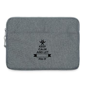 Mechaniker - Laptoptasche 15" - Grau meliert - Vorne