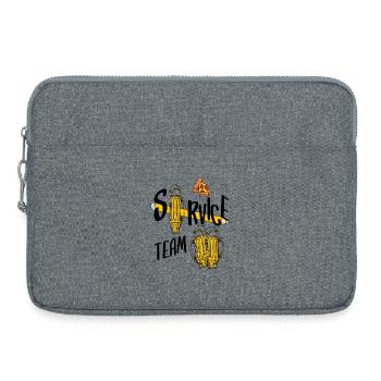 Service team beer - Laptop bag 15" - heather grey - Front