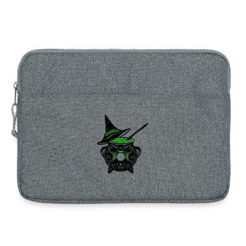 Witch's Cauldron Witch's Hat Witches Walpurgis Night - Laptop bag 15" - heather grey - Front