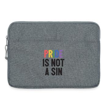 LGBTQ Pride Month - Pride ist keine Sünde - Laptoptasche 15" - Grau meliert - Vorne