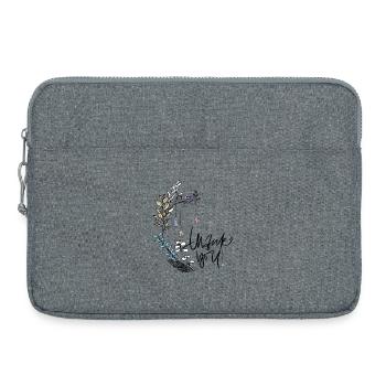 thank you - Laptop bag 15" - heather grey - Front