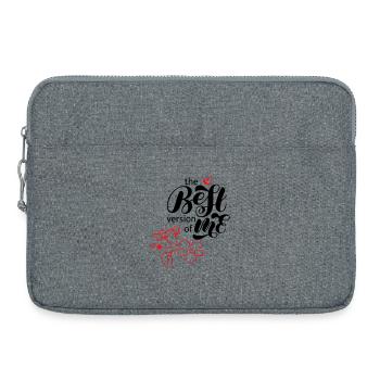 best version of me - Laptoptasche 15" - Grau meliert - Vorne