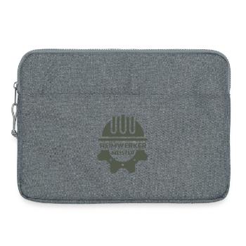 DIY Master – Proud DIY Design - Laptop bag 15" - heather grey - Front