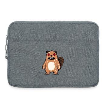 Beaver - Laptop bag 15" - heather grey - Front