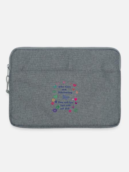  Schulanfang - Laptoptasche 15" - Grau meliert