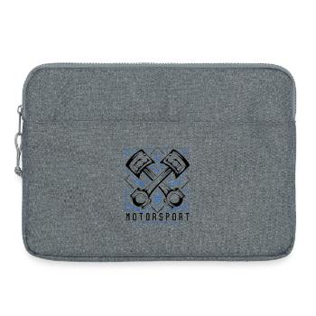Motorsport - Tuning - Automechaniker - Laptoptasche 15" - Grau meliert - Vorne