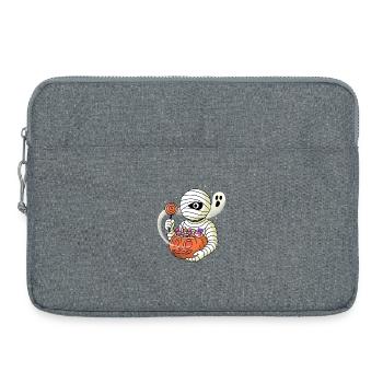 Pharaon du sucre - Sacoche pour ordinateur portable 15 pouces - gris chiné - Devant
