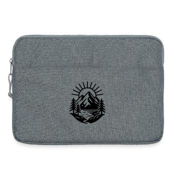 Nature - Laptop bag 15" - heather grey - Front