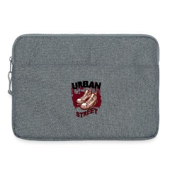 Street Sneaker Graffiti Duo - Laptop bag 15" - heather grey - Front