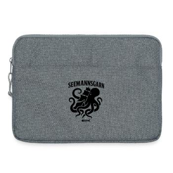 Fil de marin mer maritime octopus navire - Sacoche pour ordinateur portable 15 pouces - gris chiné - Devant