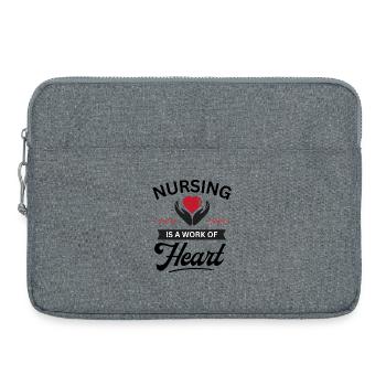 Registered Nurse Emergency Rn Birthday Gifts  - Laptop bag 15" - heather grey - Front
