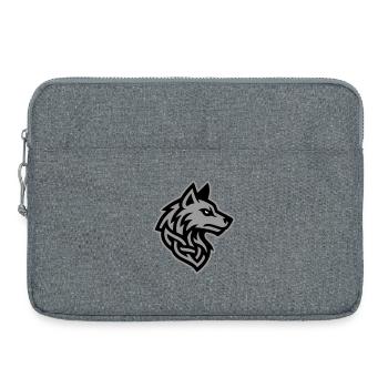 Viking Tête de Loup - Sacoche pour ordinateur portable 15 pouces - gris chiné - Devant