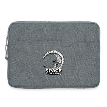 Cosmic Surf – Weltraum-Abenteuer-Fahrt - Laptoptasche 15" - Grau meliert - Vorne