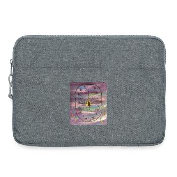 Tambour de cérémonie - Sacoche pour ordinateur portable 15 pouces - gris chiné - Devant