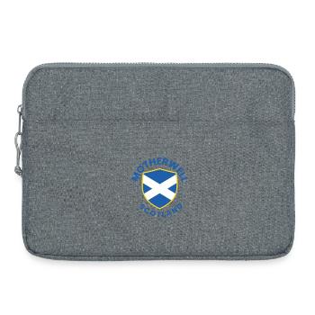 Motherwell Scotland Shield - Laptop bag 15" - heather grey - Front