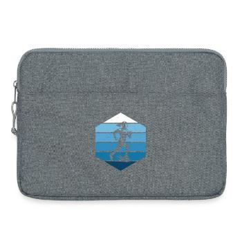 Dessins de course pour votre tenue - Sacoche pour ordinateur portable 15 pouces - gris chiné - Devant