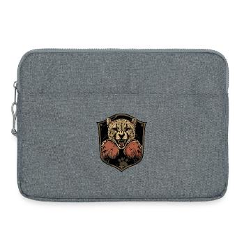 Cheetah Boxer MMA - Laptop bag 15" - heather grey - Front