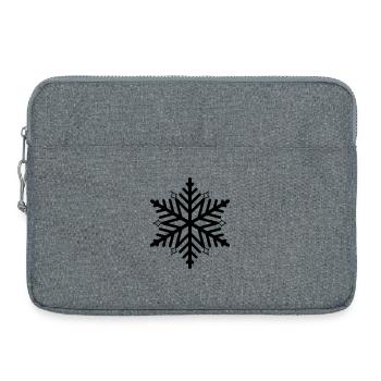 Flocon de neige flocon de neige - Sacoche pour ordinateur portable 15 pouces - gris chiné - Devant