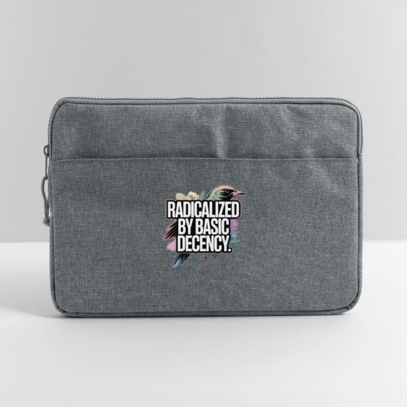 Radicalized by Basic Decency Statement Laptoptasche 15"