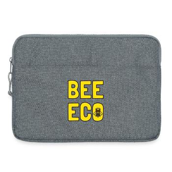 Bee Eco Bee Yellow Pollen - Laptop bag 15" - heather grey - Front