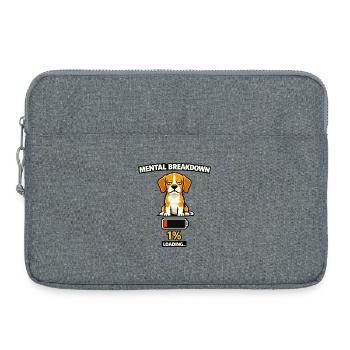 Mentaler Zusammenbruch Beagle Laden - Laptoptasche 15" - Grau meliert - Vorne