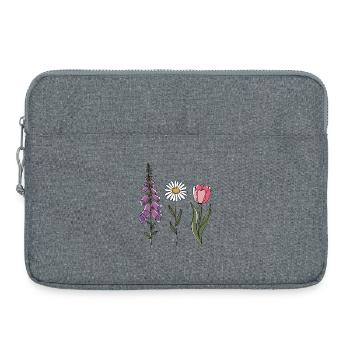 Foxglove Daisy Tulip III - Laptop bag 15" - heather grey - Front