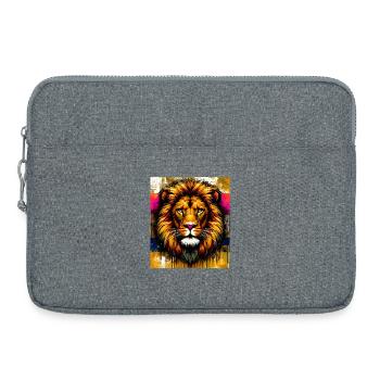 lion - Laptop bag 15" - heather grey - Front