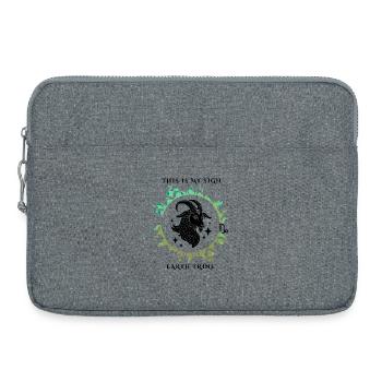 My sign Capricorn - Laptop bag 15" - heather grey - Front