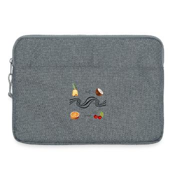 fruity summer - Laptoptasche 15" - Grau meliert - Vorne